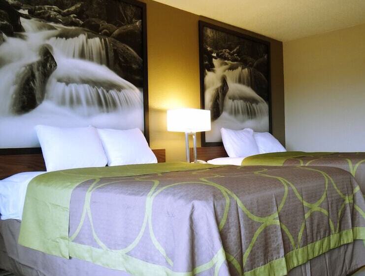 اتاق استاندارد با 2 تخت دوبل, Super 8 By Wyndham Pigeon Forge Emert St