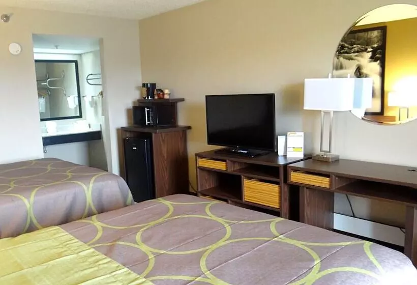 ２ダブルベッドのスタンダードルーム, Super 8 By Wyndham Pigeon Forge Emert St