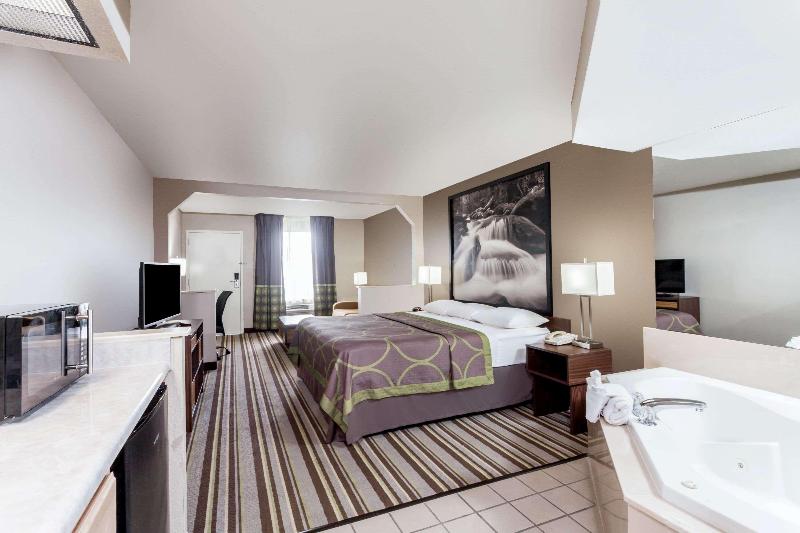 اتاق استاندارد با تخت بزرگ, Super 8 By Wyndham Pigeon Forge Emert St