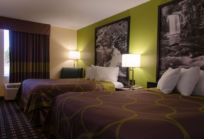 חדר סטנדרט שתי מיטות זוגיות, Motel 6 Forsyth, Ga Tift College