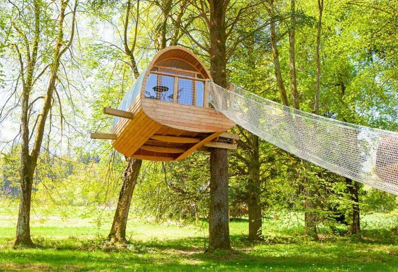 Шале Superior 1 Спальня, Monchateau étoilé, Hébergement Insolite Avec Spa