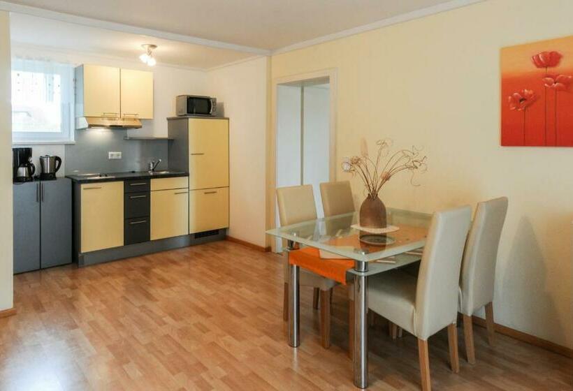 １ベッドルームアパートメント, Waldpension Schiefling Am See