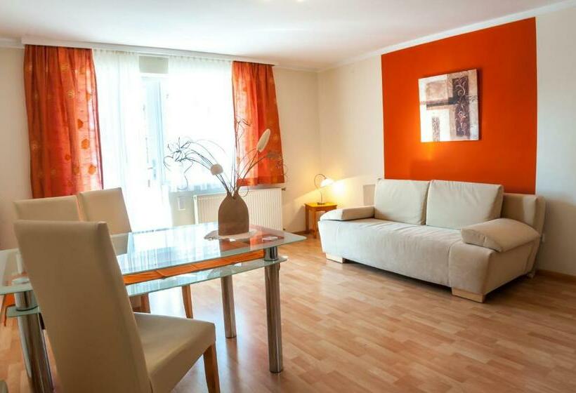 １ベッドルームアパートメント, Waldpension Schiefling Am See