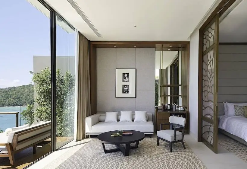 Villa 1 Makuuhuone Merinäkymä, V Villas Phuket Mgallery