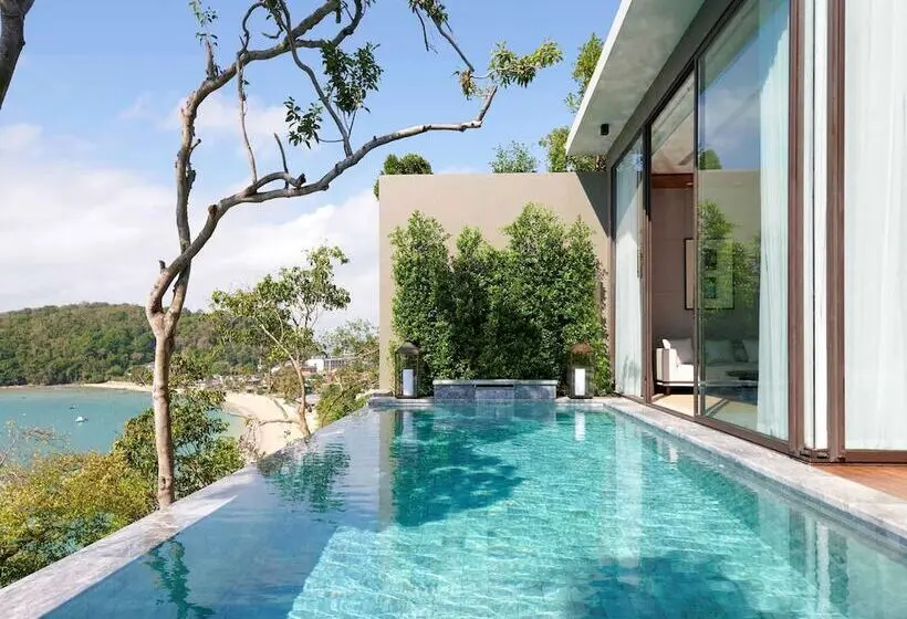 Villa 1 Makuuhuone Merinäkymä, V Villas Phuket Mgallery