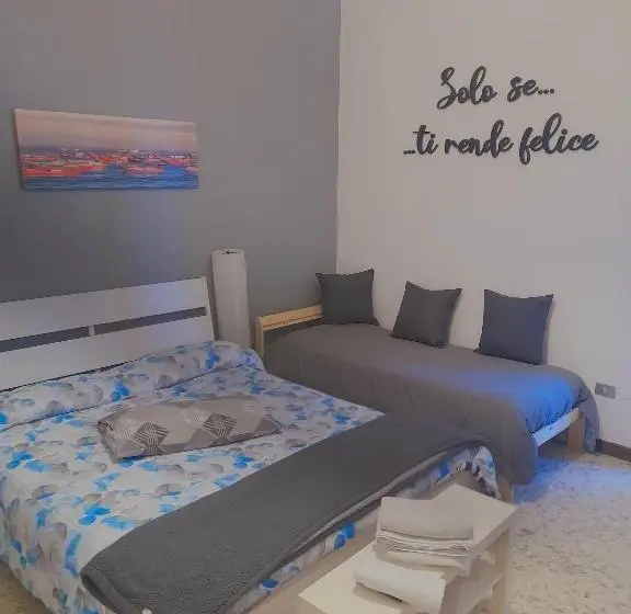 اتاق استاندارد سه تخته با سرویس بهداشتی مشترک, B&b Resto Al Sud
