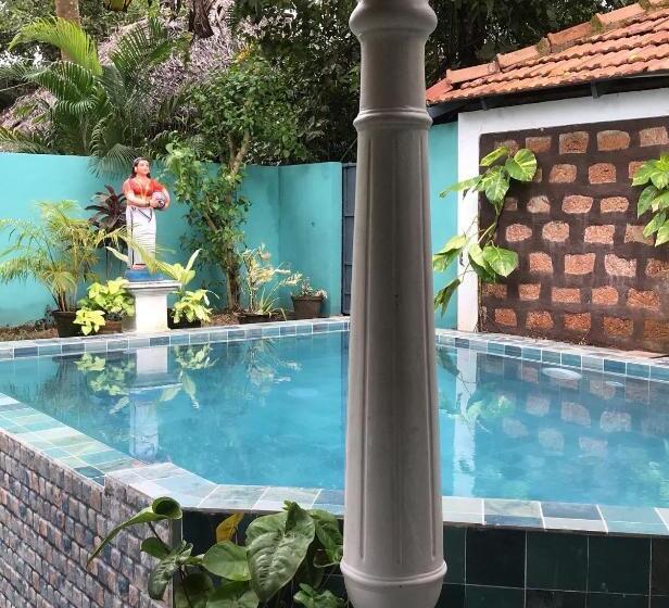 Вилла с 1 спальней и бассейном, Marari Dreamz Homestay