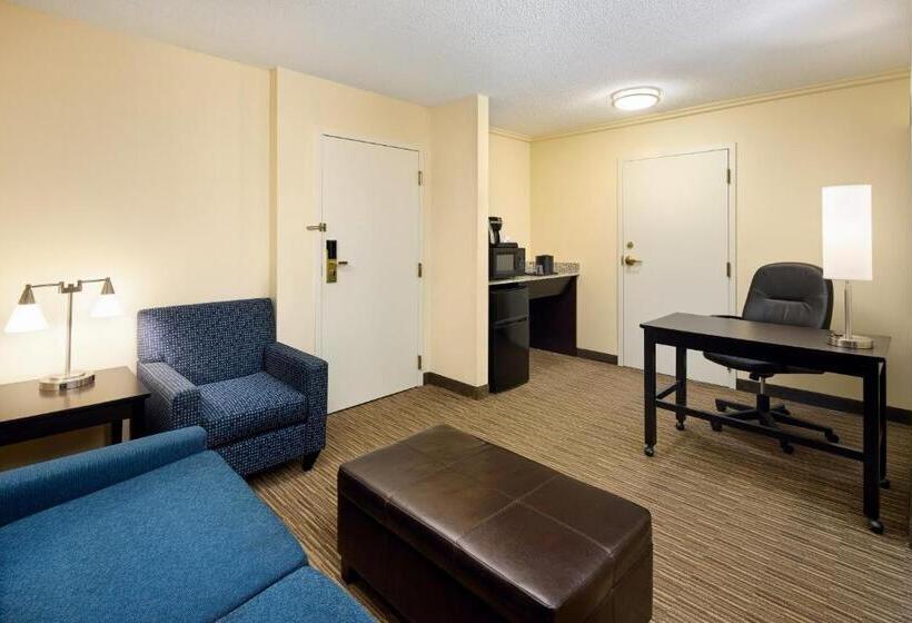 适合残疾人士使用的带超级大床的标准间, Holiday Inn Express & Suites Alpharetta, An Ihg