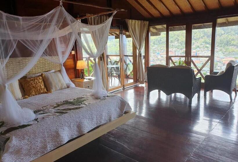 اتاق سه نفره دلوکس با چشمانداز دریا, Green Fig Resort & Spa