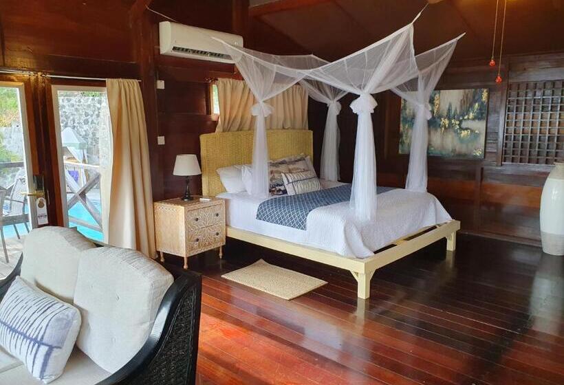 اتاق استاندارد چهارنفره با بالکن, Green Fig Resort & Spa