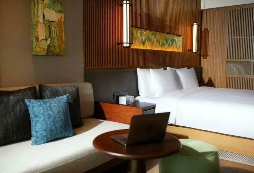 キングサイズベッドのデラックスルーム, New World Qingyuan Hotel Formerly Khos Qingyuan