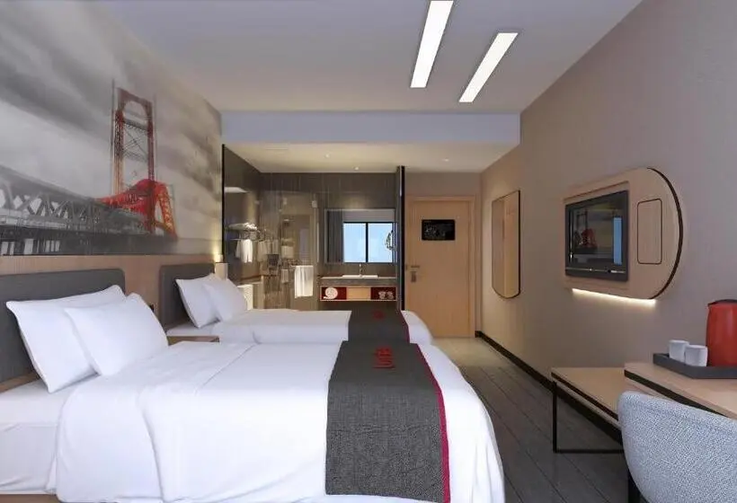 スタンダードルーム, Thank Inn Chain Hotel Shandong Qingdao Huangdao Wangtai Juyang Road