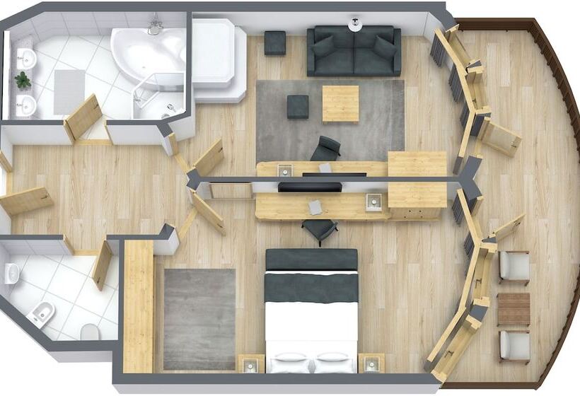 Люкс Повышенной Комфортности, Gardena Grödnerhof   Hotel & Spa