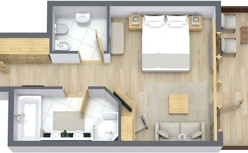 Номер Superior, Gardena Grödnerhof   Hotel & Spa