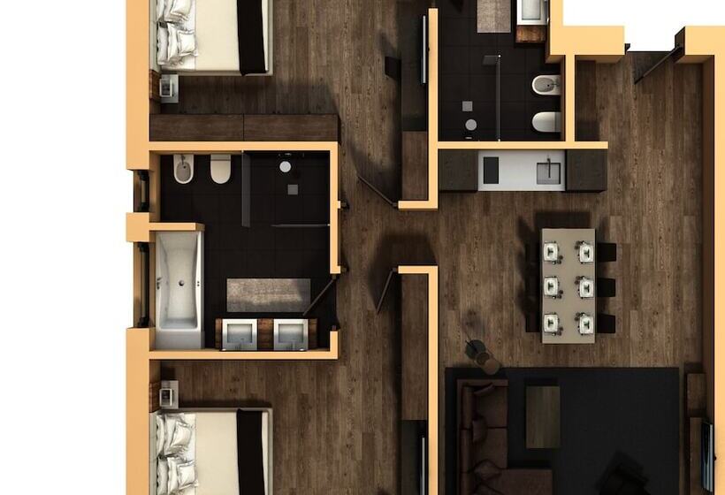 Люкс Повышенной Комфортности, Gardena Grödnerhof   Hotel & Spa