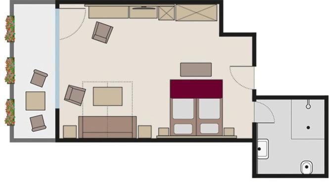 جناح جونيور مطل على الحديقة, Alemannenhof