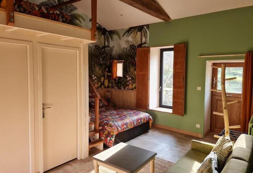 家庭套房, Gîte Et Chambres D'hôtes Du Petit Moulin