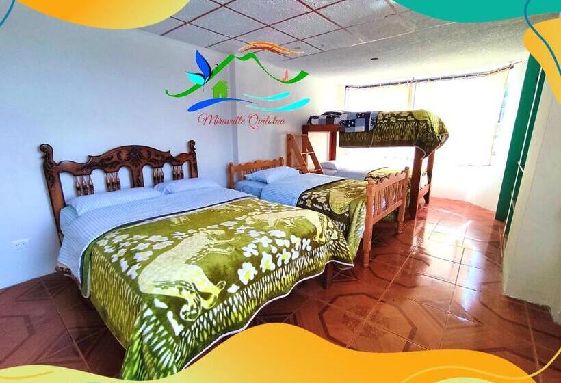 غرفة قياسية رباعية, Miravalle Quilotoa