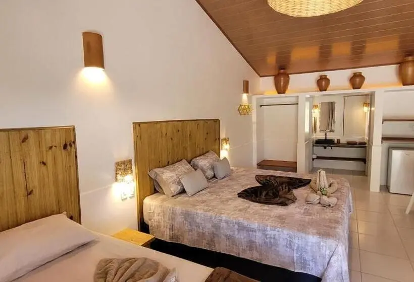 Deluxe Kolmen Hengen Huone, Vila Capininga Ecopousada