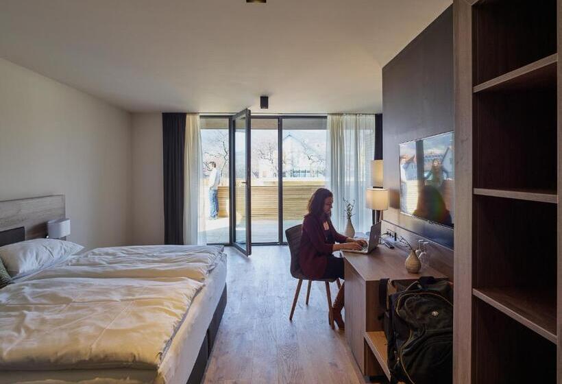 Deluxe Værelse m. Balkon, Weinlodge Siedler