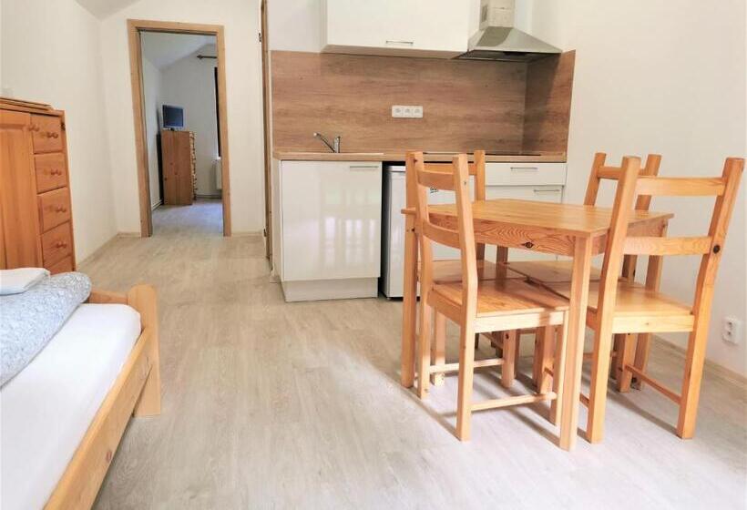 Апартаменты 1 Спальня с Балконом, Penzion Liškův Mlýn