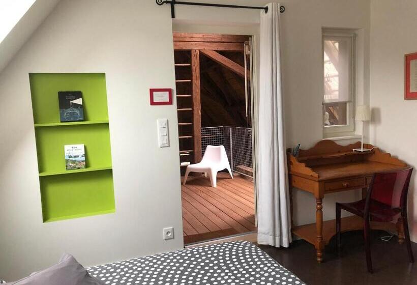 חדר סטנדרט עם טרסה, B&b Le Lodge