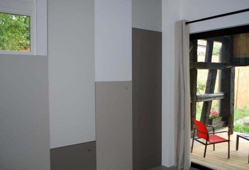 חדר סטנדרט נוף לנהר, B&b Le Lodge