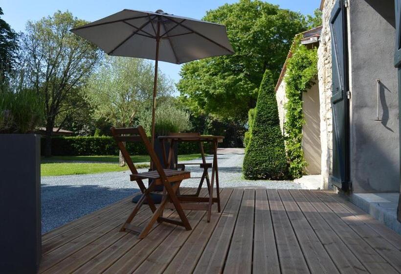 غرفة قياسية مطلّة علي الحديقة, La Grange D'aunis