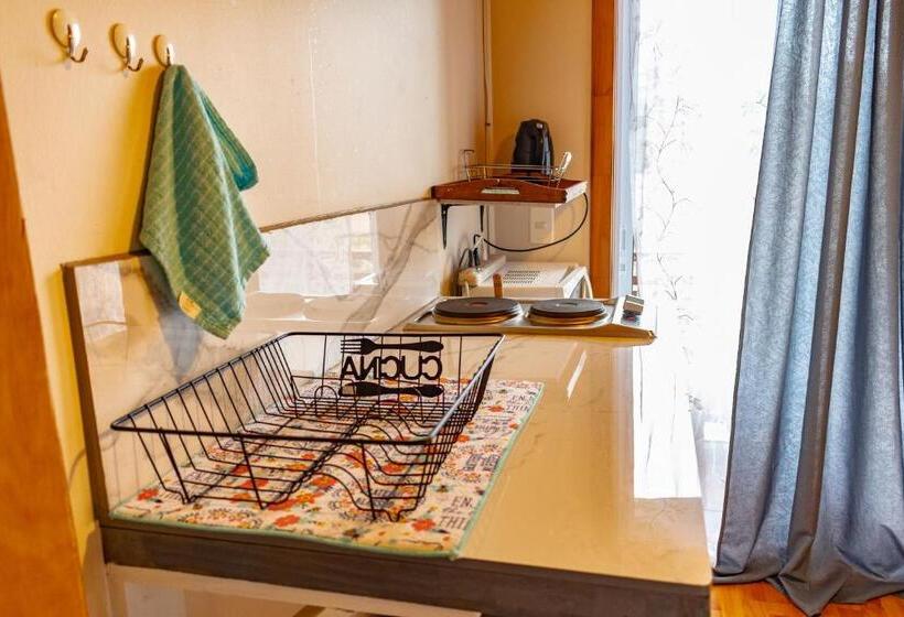 جناح مزود بتراس, Cabañas Hostel Aquario Papudo