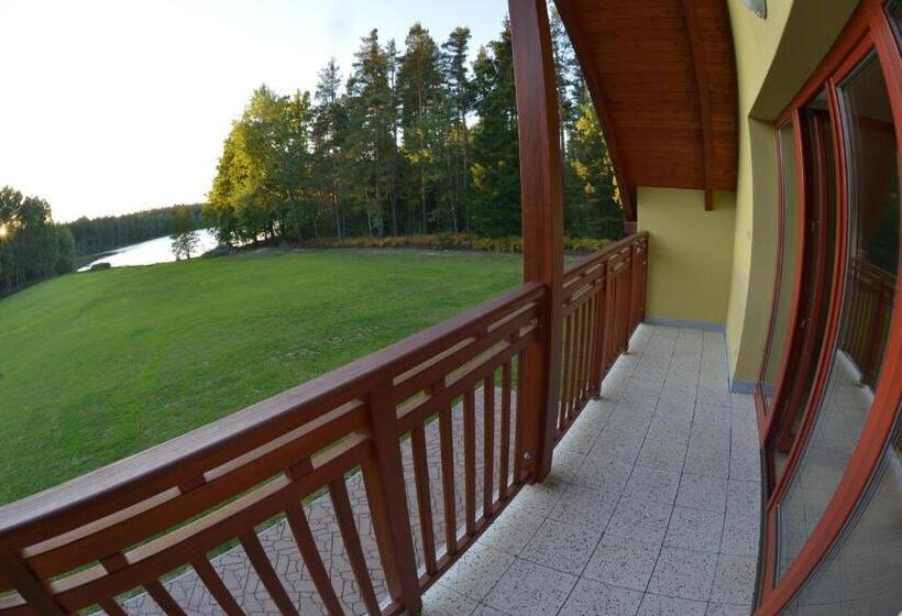 带1个卧室的带阳台的公寓, Penzion U Blatce