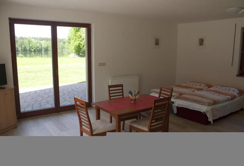 带1个卧室的带阳台的公寓, Penzion U Blatce