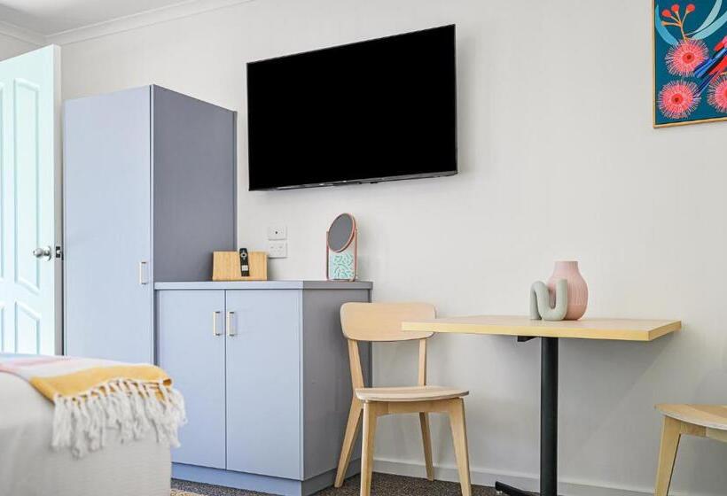 キングサイズベッドのデラックスルーム, The Shore Motel Milang