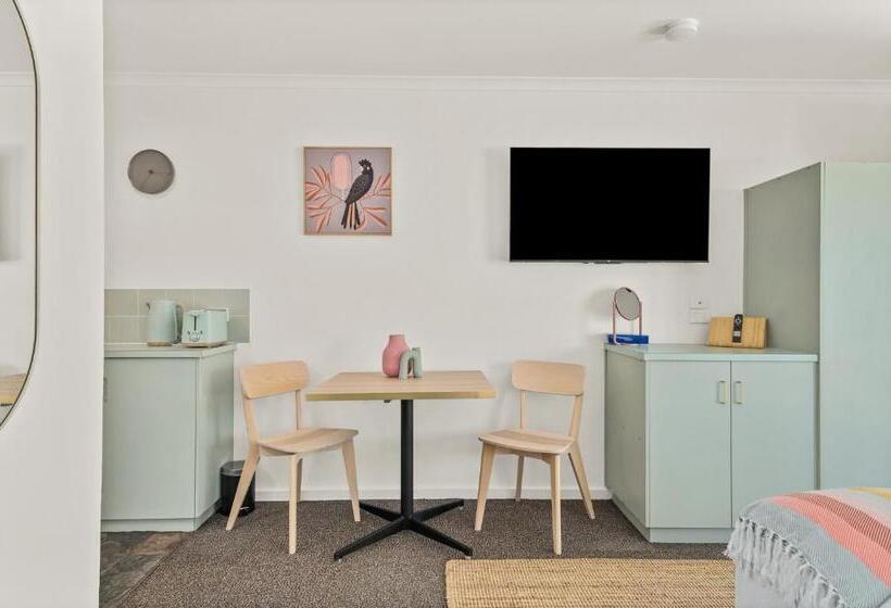 キングサイズベッドのデラックスルーム, The Shore Motel Milang