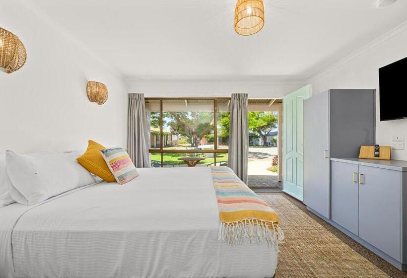 キングサイズベッドのデラックスルーム, The Shore Motel Milang