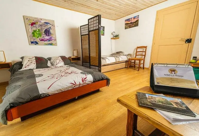 スタンダード4人部屋, Au Château De Villelongue B&b