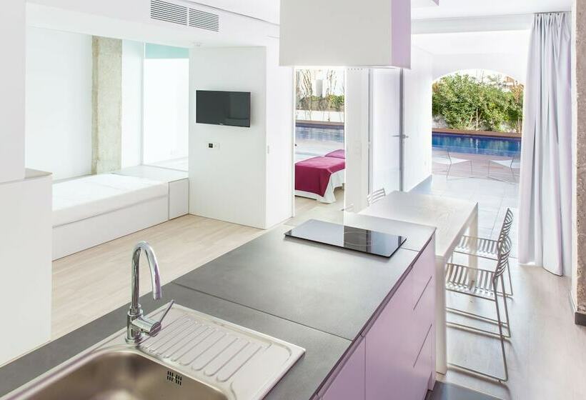 带1个卧室的高级公寓, Ebano Hotel Apartments & Spa