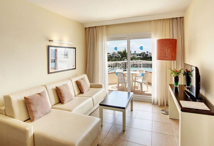 شقة غرفتين نوم إطلالة جانبية على البحر, Grupotel Tamariscos