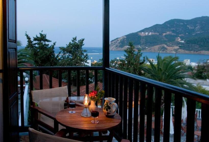 اتاق اساندارد با چشم‌انداز جانبی به دریا, Dionyssos