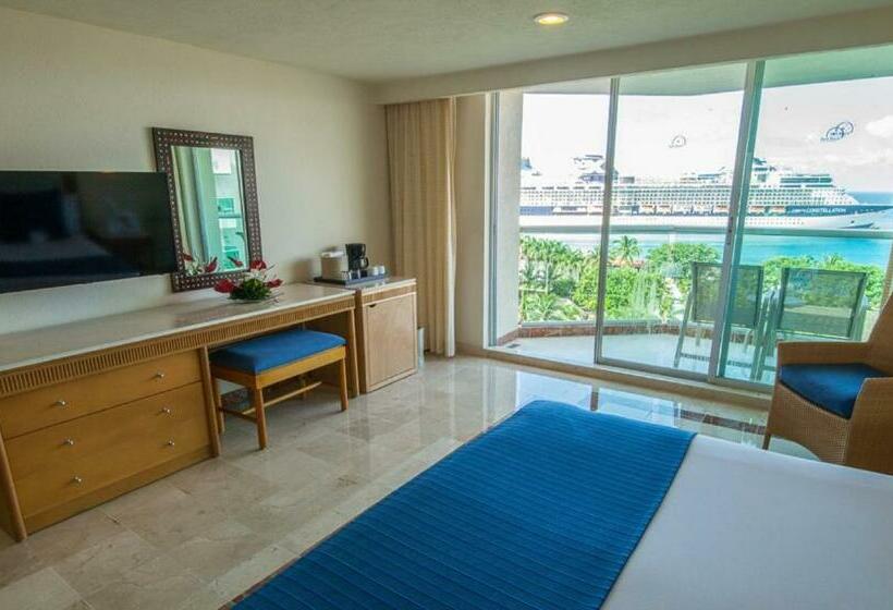 غرفة ديلوكس مطلّة علي البحر, Grand Park Royal Cozumel All Inclusive