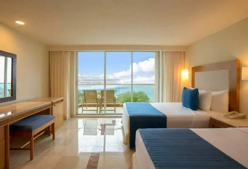 اتاق لوکس با چشمانداز دریا, Grand Park Royal Cozumel All Inclusive