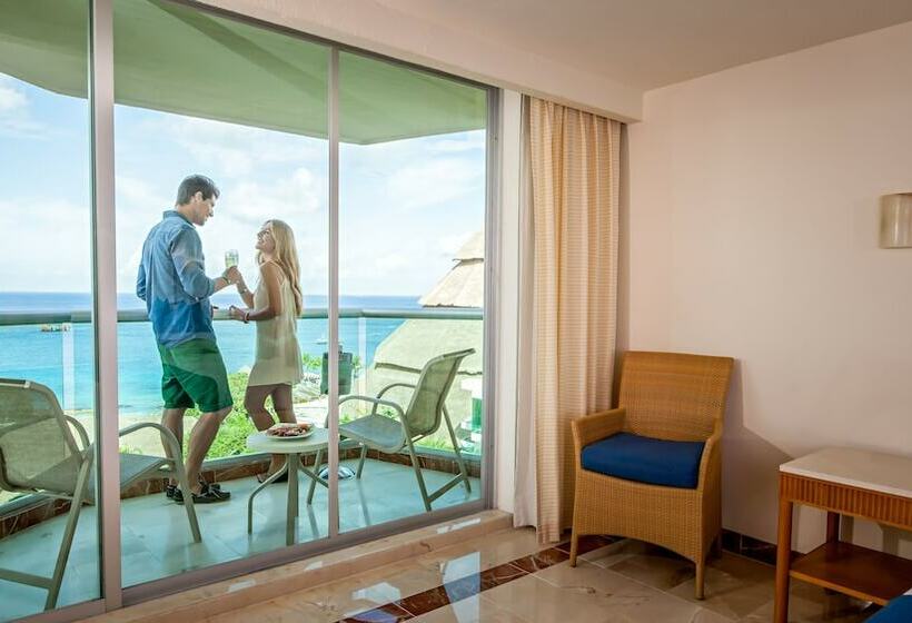 غرفة ديلوكس مطلّة علي البحر, Grand Park Royal Cozumel All Inclusive