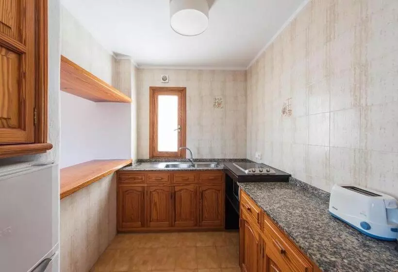 آپارتمان 1 خوابه با چشم‌انداز دریا, Apartamentos Es Cañe