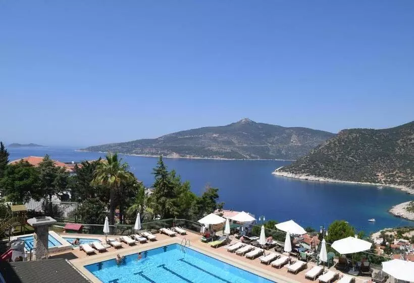اتاق استاندارد با چشمانداز دریا, Happy Hotel Kalkan