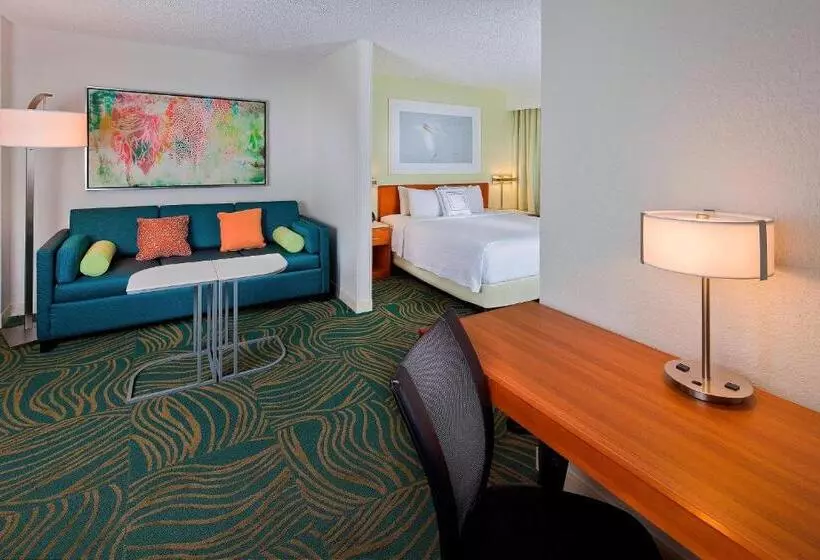 キングサイドベッドのスタンダードワンルーム, Springhill Suites By Marriott Orlando Lake Buena Vista In Marriott Village