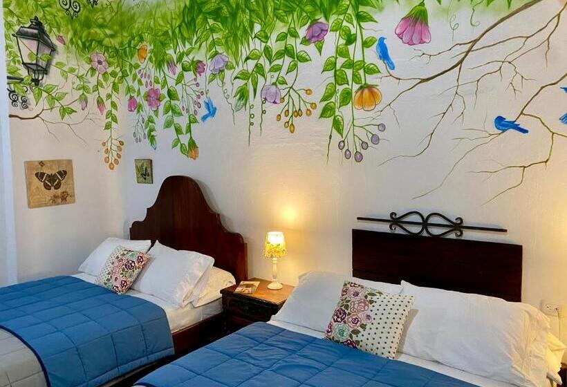 חדר סטנדרט שתי מיטות זוגיות, Casa Sinning Año1637