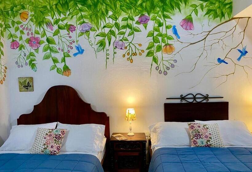 חדר סטנדרט שתי מיטות זוגיות, Casa Sinning Año1637