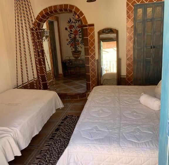 חדר סטנדרט עם מרפסת, La Casona Azul Boutique