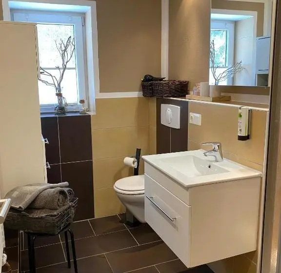 ２ベッドルームデラックスアパートメント, Pension Haus Am Wald