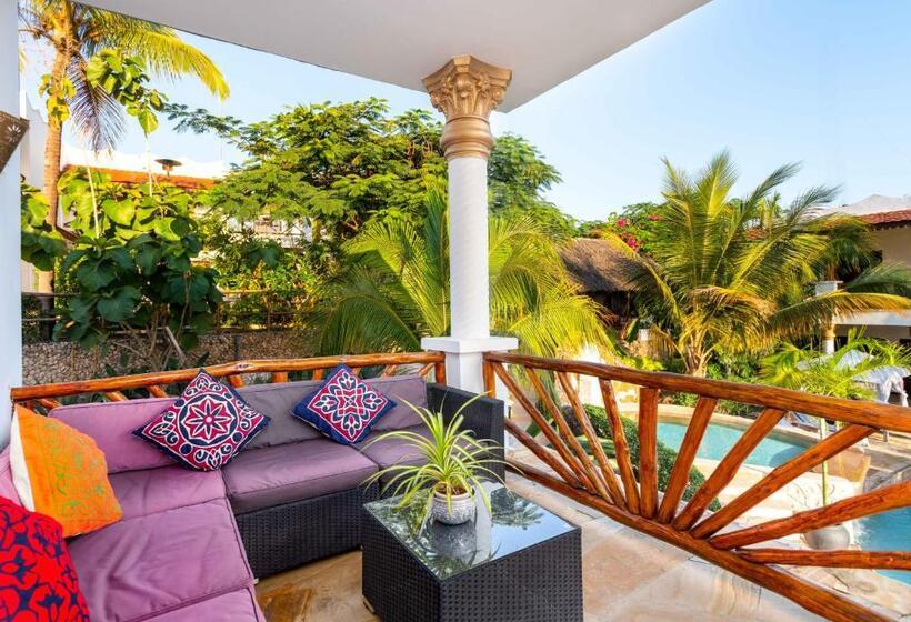 小型套房带泳池景, Natural Kendwa Villa