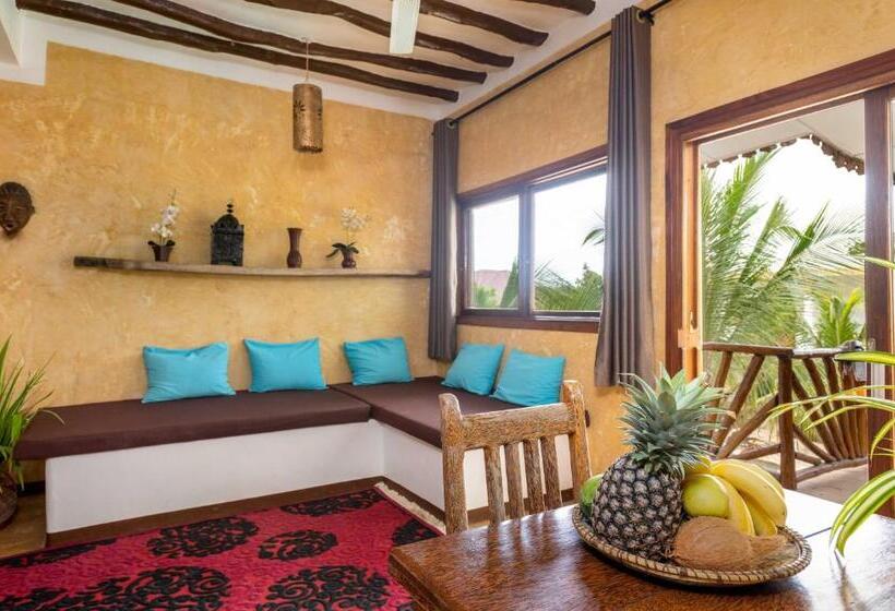 آپارتمان 1 خوابه با تراس, Natural Kendwa Villa